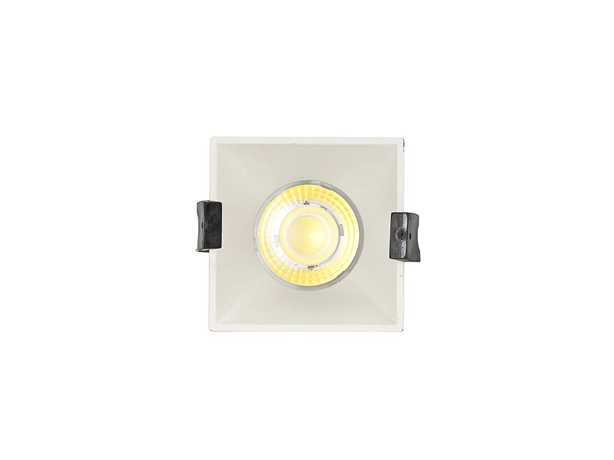 Biox 9 Tridonic Powered 9W 4000K 890lm 24° CRI>90 LED Engine White Square Fixed Recessed Spotlight, IP20 DM201917  Dlux Biox 9